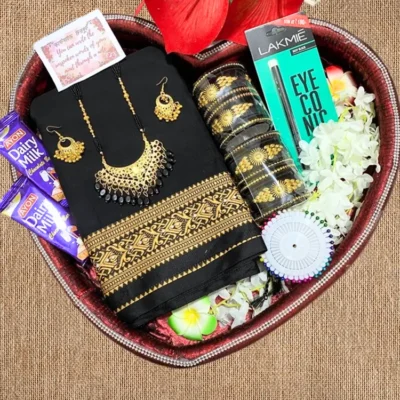 স্পেশাল গিফট প্রিমিয়াম পিউর সুতি শাড়ির কম্বো. std-43
